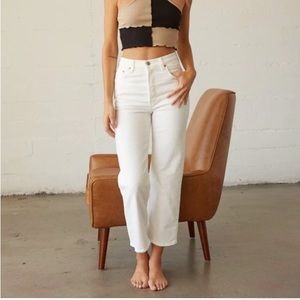 Levis Ribcage straight ankle 26 Cloud over 26L